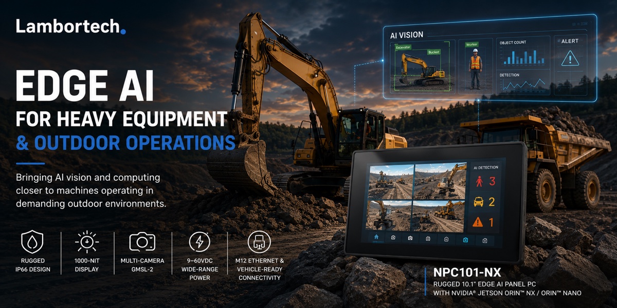 Edge AI for heavy equipment