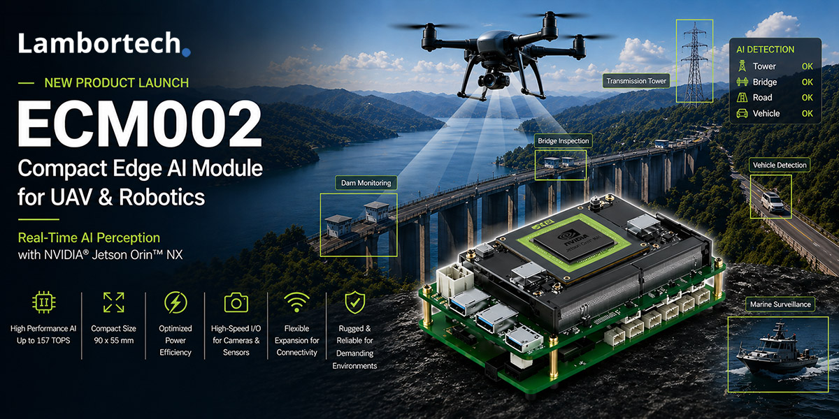ECM002 Edge AI Module for UAV and Robotics Applications
