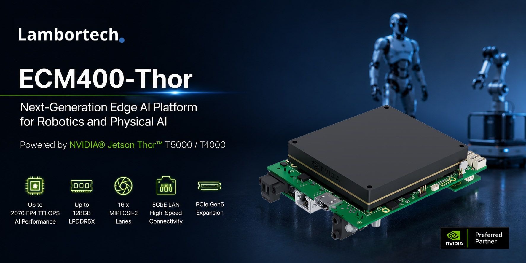 ECM400-Thor for Next-Generation Robotics & Physical AI